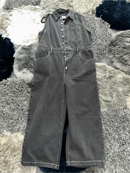 Levi's Pants - Vintage-Inspired women’s Black Denim Jumpsuit